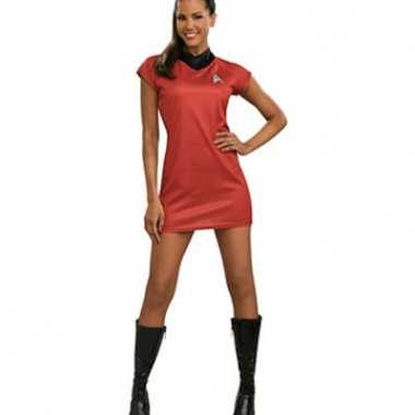 Carnaval  Star Trek film jurkje Uhura rood kostuum