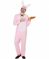 Carnaval dieren kostuum paashaas konijn volwassenen