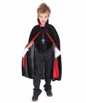 Carnavalskostuum dracula vampier verkleed cape jongens meisjes kinderen