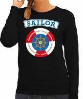 Zeeman sailor verkleed sweater zwart dames