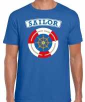 Zeeman sailor verkleed t shirt blauw heren